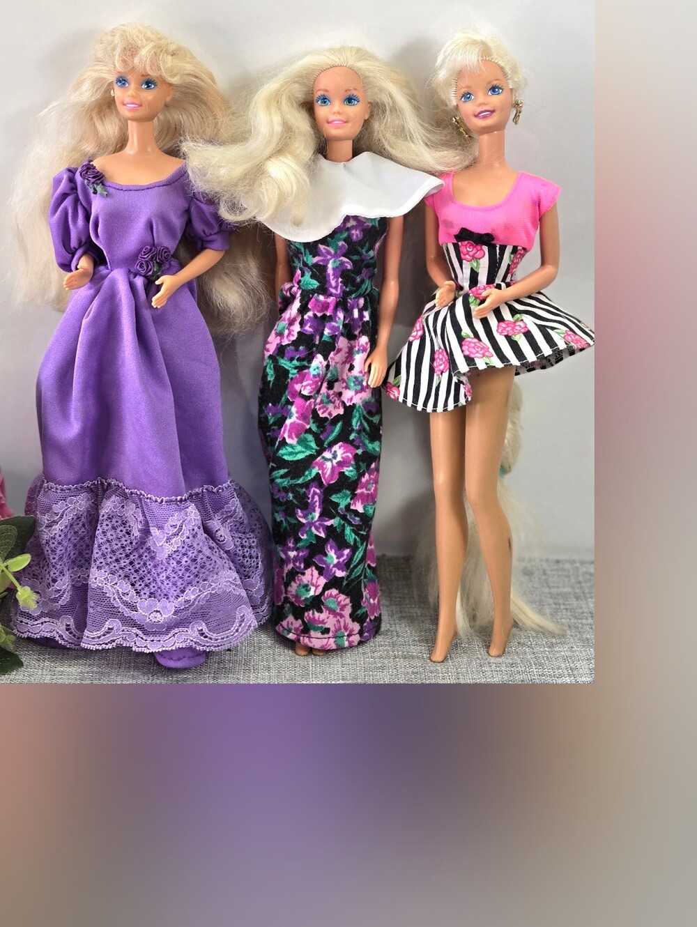 Vintage Barbie Doll Lot Of 3 Mattel Early 1990s